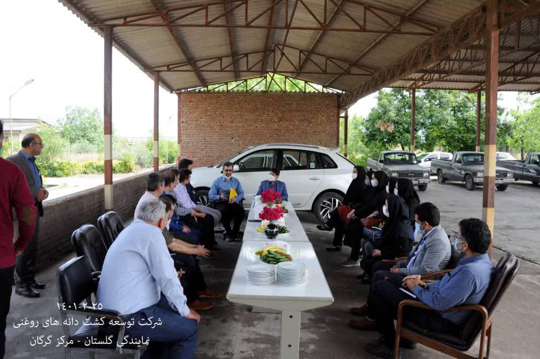 بازدید مدیر عامل محترم شرکت توسعه کشت دانه های روغنی از نمایندگیهای استان مازندران و گلستان 