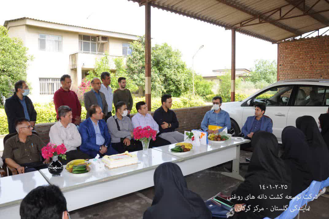 بازدید مدیر عامل محترم شرکت توسعه کشت دانه های روغنی از نمایندگیهای استان مازندران و گلستان 