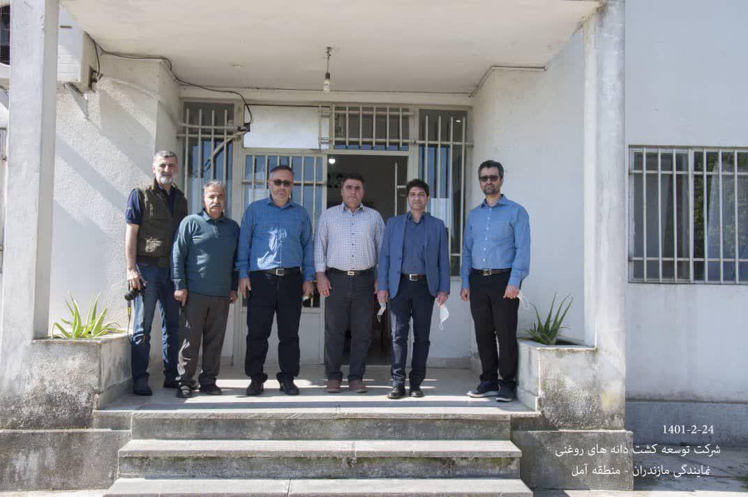 بازدید مدیر عامل محترم شرکت توسعه کشت دانه های روغنی از نمایندگیهای استان مازندران و گلستان 