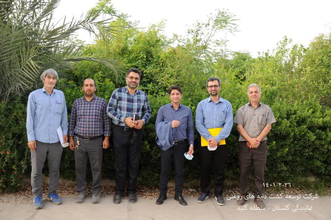 بازدید مدیر عامل محترم شرکت توسعه کشت دانه های روغنی از نمایندگیهای استان مازندران و گلستان 