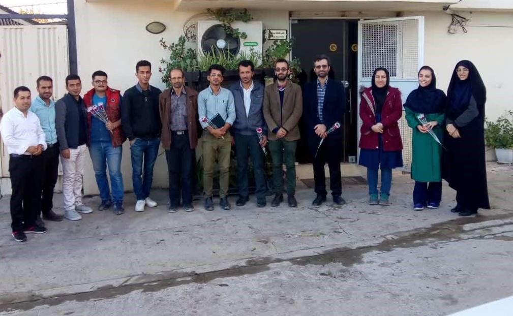 مراسم تولد همکاران مرکز و قدردانی از تلاش های سرکار خانم عنایتی