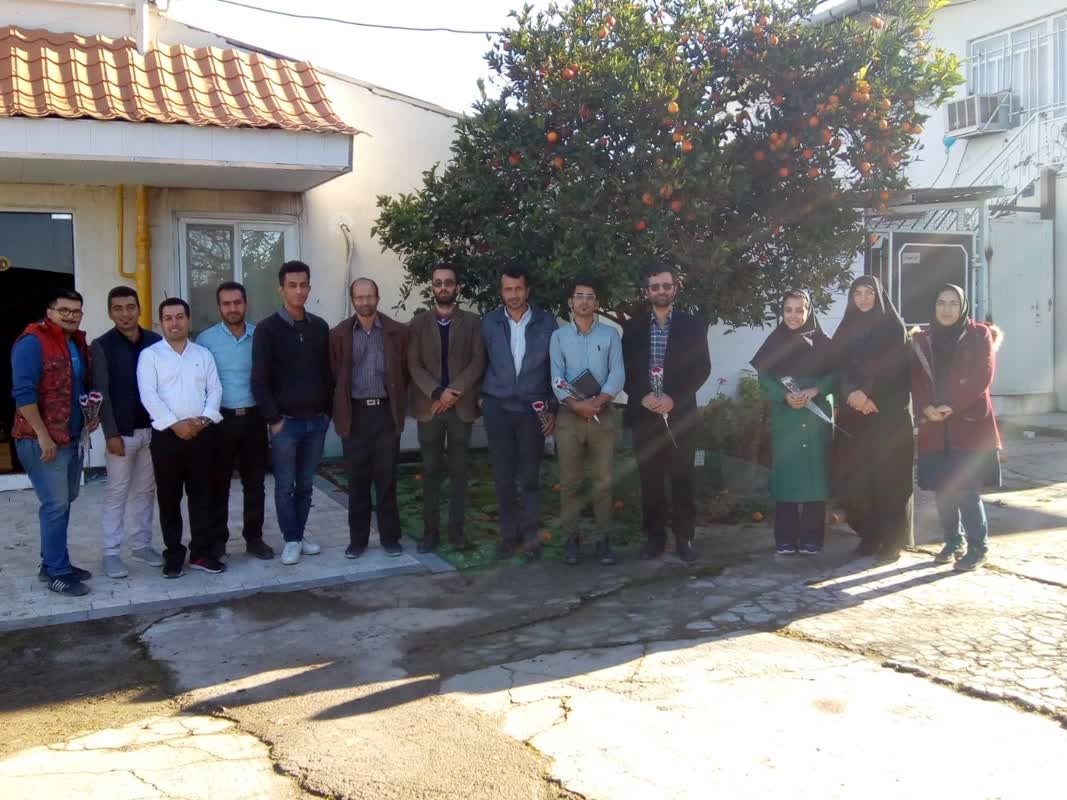 مراسم تولد همکاران مرکز و قدردانی از تلاش های سرکار خانم عنایتی