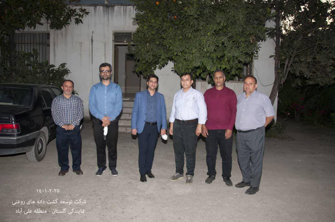بازدید مدیر عامل محترم شرکت توسعه کشت دانه های روغنی از نمایندگیهای استان مازندران و گلستان 