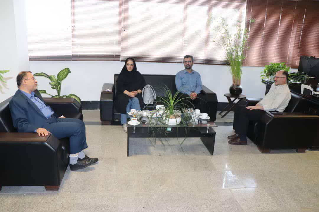 جلسه با ریاست دانشگاه علوم کشاورزی و منابع طبیعی ساری