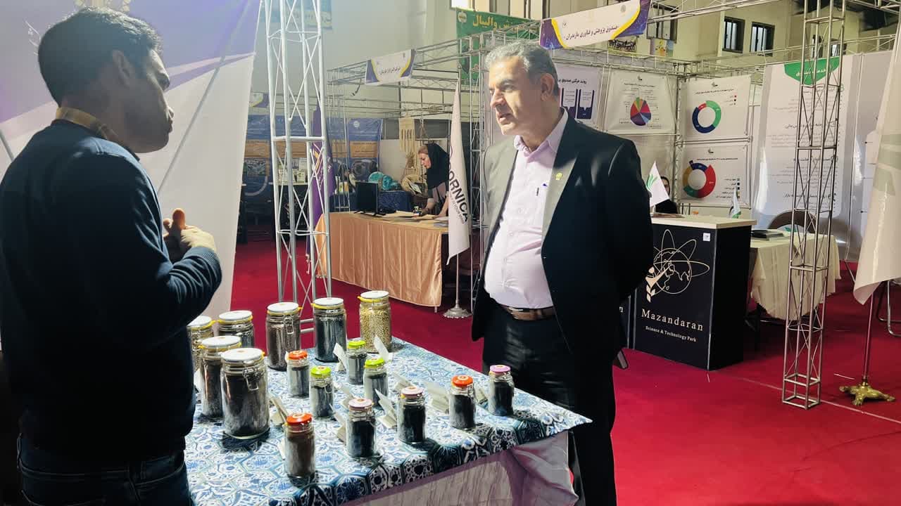 حضور در هشتمین فن بازار و نمایشگاه دستاوردهای پژوهشی مازندران
